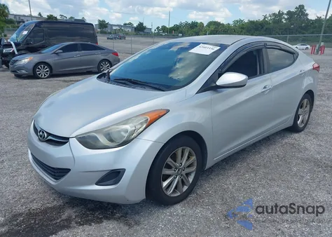 2011 Hyundai Elantra Gls (Ulsan Plant) из США, поврежденный, VIN KMHDH4AE5BU165951